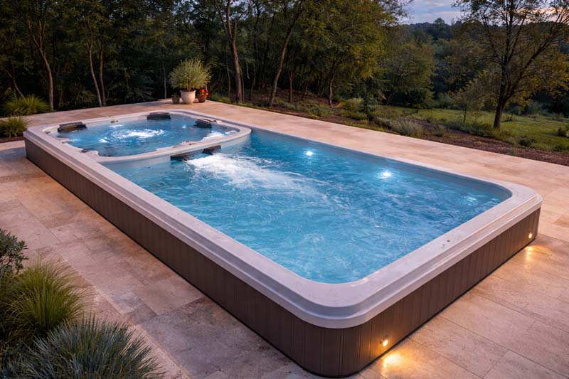 Swim Spa KOMBINACIJA ĐAKUZIJA I MINI BAZENA