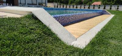 Rubni kamen Mediteran 27cm beli LV POOLS